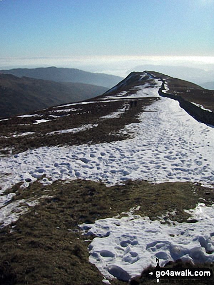 Walk c389 Great Rigg, Fairfield and Hart Crag from Ambleside - High Pike from Dove Crag