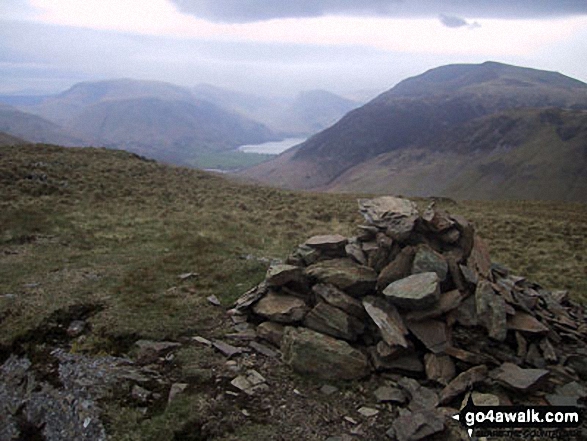 Robinson (left), Buttermere and Red Pike (Buttermere) from Hen Comb summit cairn