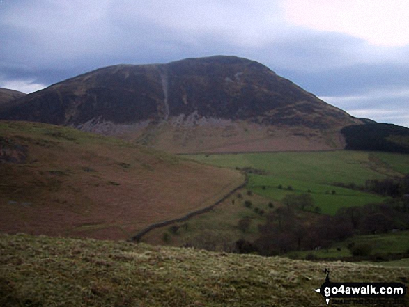 Walk c212 Burnbank Fell, Gavel Fell, Hen Comb and Mellbreak from Loweswater - Mellbreak from Mosedale (Loweswater)