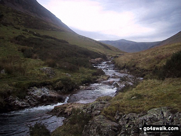 Walk c421 Mellbreak and Hen Comb from Loweswater - Mosedale Beck (Loweswater)