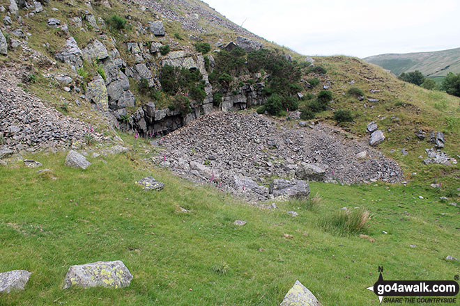 Disused Quarry on the lower slopes of Jeffrey's Mount