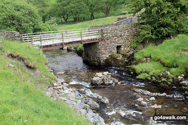 The bridge over Borrow Beck in Borrowdale 