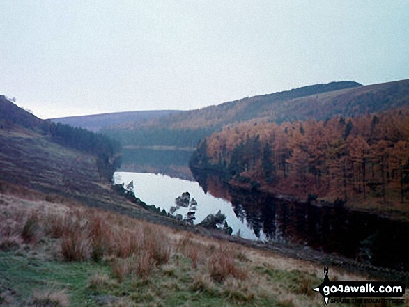 Walk d114 Alport Castles and Bleaklow Stones from Fairholmes Car Park, Ladybower Reservoir - Howden Reservoir