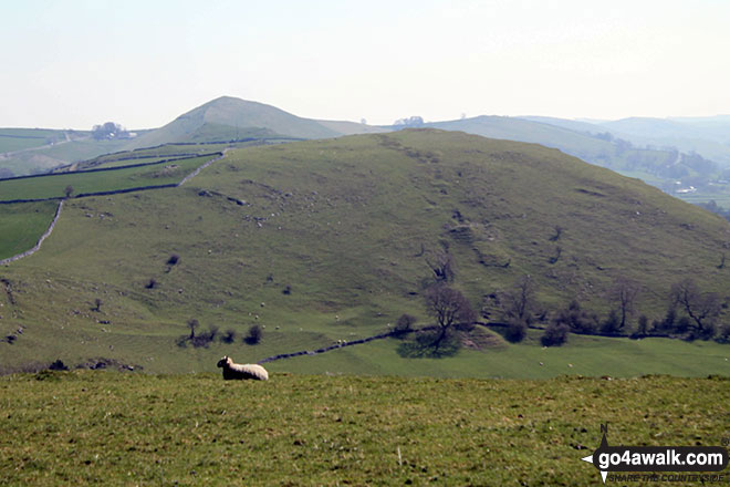 Walk d349 Hatch-a-way, Dowel Dale, Hollinsclough and Parkhouse Hill from Earl Sterndale - Parkhouse Hill (N Top) from the summit of Parkhouse Hill