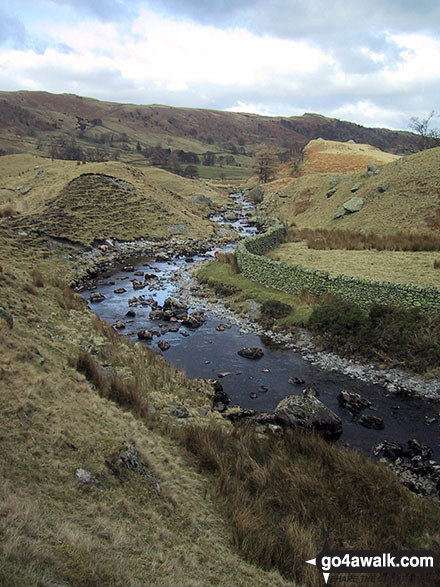 Walk c464 Langhowe Pike, Fewling Stones, Nab Moor and Howes (Mosedale)from Swindale - Swindale Beck (Swindale)