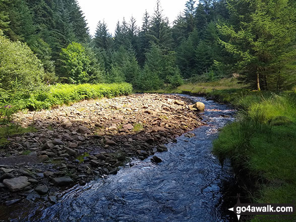 Walk d116 Lady Clough from Birchin Clough - Birchin Clough