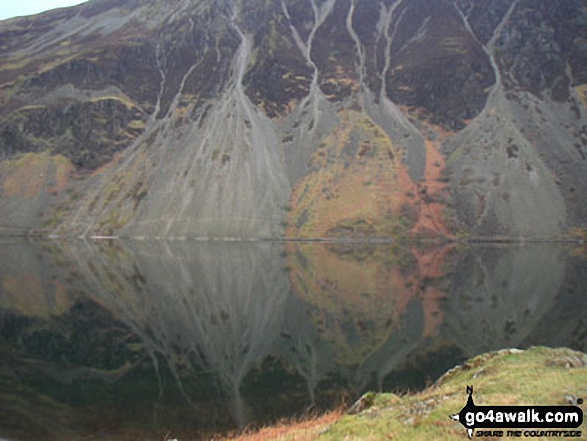 Walk c101 Pillar and Little Scoat Fell from Wasdale Head, Wast Water - The Wast Water Screes