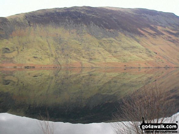 Walk c172 Scafell Pike via The Corridor Route from Wasdale Head, Wast Water - The Wast Water Screes