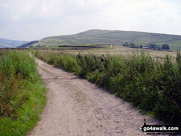 Walk d171 Lantern Pike and Cown Edge Rocks from Hayfield - Cown Edge Rocks from near Rowarth