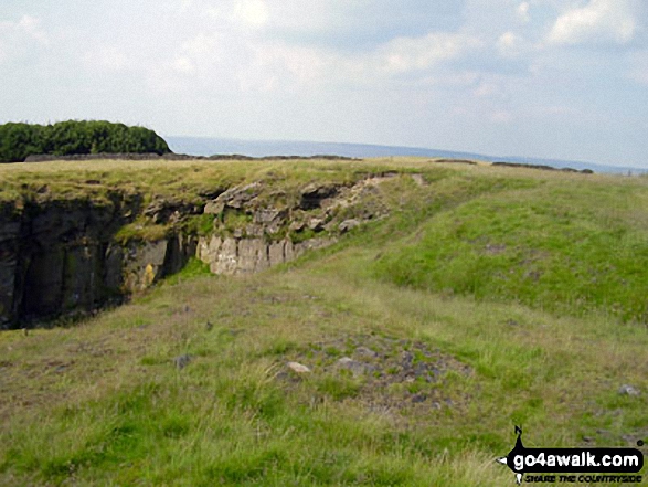 Walk d171 Lantern Pike and Cown Edge Rocks from Hayfield - On Cown Edge Rocks