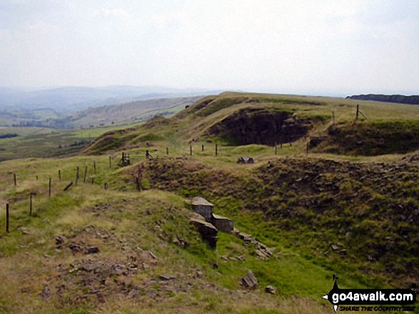 Walk d171 Lantern Pike and Cown Edge Rocks from Hayfield - Cown Edge Rocks