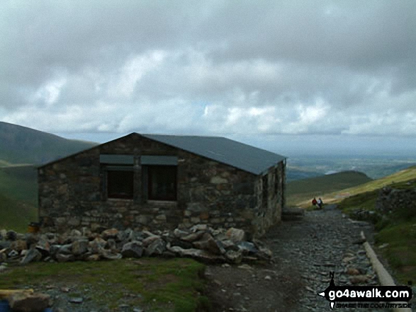Walk gw107 Snowdon and Yr Aran from Rhyd-Ddu - Snowdon (Yr Wyddfa) Summit Cafe