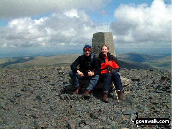 Walk Skiddaw walking UK Mountains in The Northern Fells The Lake District National Park Cumbria, England