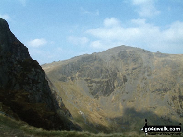 Walk gw152 Cadair Idris (Penygadair), Mynydd Moel, Cyfrwy and Gau Craig via The Pony Path - Cadair Idris (Penygadair) from Craig Cwm Arnarch