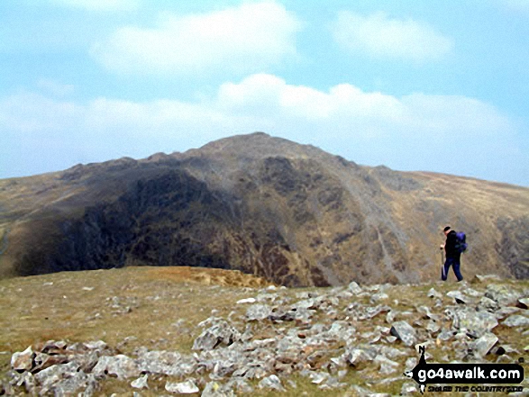 Walk gw152 Cadair Idris (Penygadair), Mynydd Moel, Cyfrwy and Gau Craig via The Pony Path - Cadair Idris (Penygadair) Summit