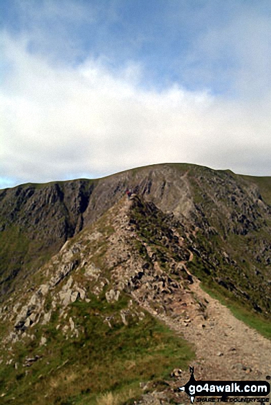 Walk c394 Helvellyn, Catstye Cam and Sheffield Pike from Glenridding - Swirral Edge (Helvellyn)