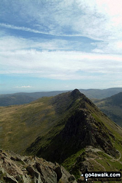 Walk c220 Helvellyn via Striding Edge from Glenridding - Striding Edge (Helvellyn)