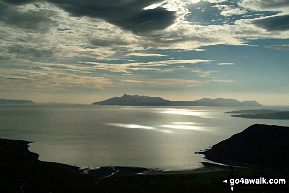 Isle of Rum from Bla Bheinn (Blaven)