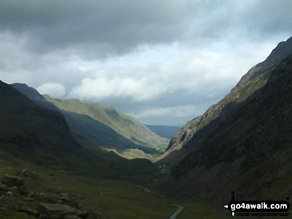 Walk gw136 The Snowdon (Yr Wyddfa) Horseshoe from Pen y Pass - Llanberis from Pen y Pass