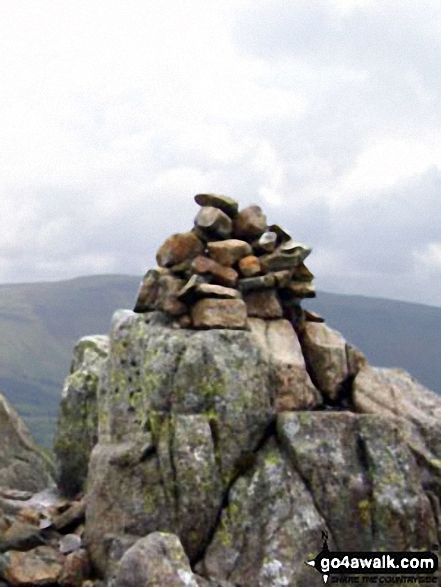 Cold Pike summit cairn 