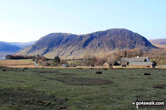 Mellbreak (left) and Mellbreak (North Top) (right) from Lanthwaite Green 