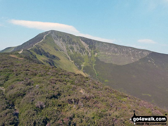 Walk c137 The Coldale Round from Braithwaite - Grizedale Pike from Sleet How