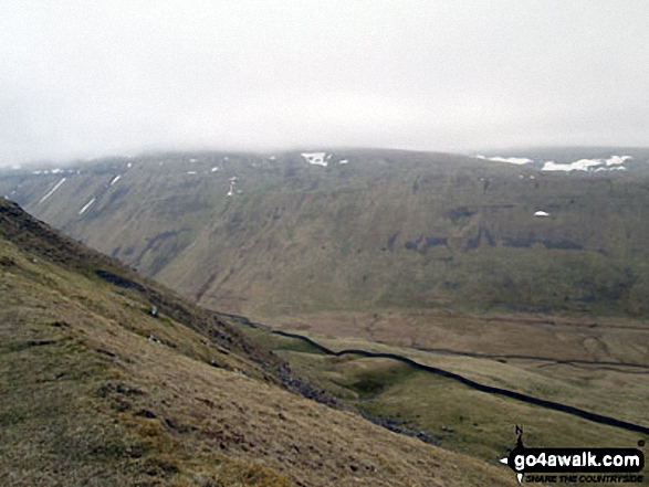 Murton Fell from the Narrow Gate Path on the west side of High Cup 