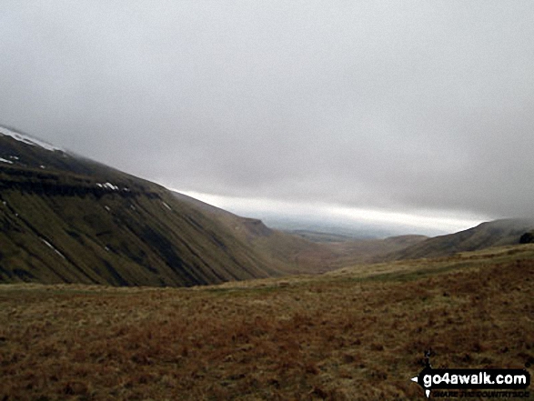 Walk c445 Dufton Pike, Backstone Edge and High Cup Nick from Dufton - High Cup from High Cup Nick