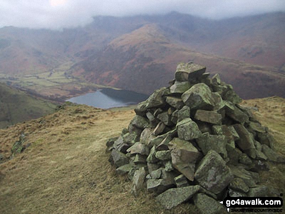 Walk c155 The Knott and Place Fell from Patterdale - Brothers Water from Brock Crags