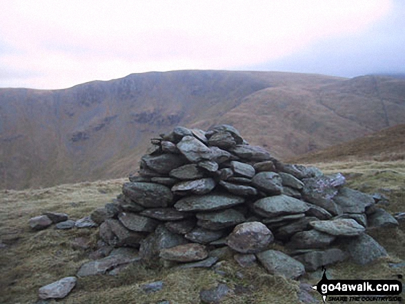 Walk c155 The Knott and Place Fell from Patterdale - Rampsgill Head from Rest Dodd summit