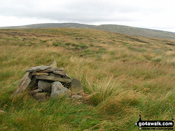 Walk Little Fell (Lunds Fell) (Mallerstang) walking UK Mountains in The Northern Dales Area The Yorkshire Dales National Park North Yorkshire, England