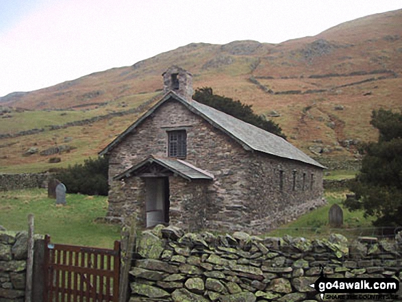 Walk c304 Beda Head and Place Fell from Howtown - Martindale Church near Christy Bridge