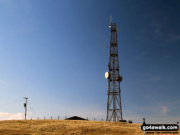 Walk c384 Grayrigg Forest from Hause Bridge - Grayrigg Forest Repeater Station Telecommunications Mast