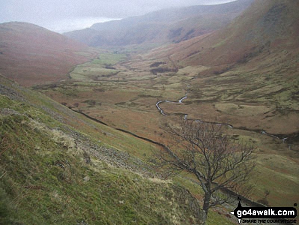 Walk c159 The Nab and Rest Dodd from Christy Bridge - Bannerdale, Martindale and Ullswater from Heck Crag