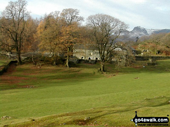 Walk c274 Loughrigg Fell from Elterwater - Oaks nr Loughrigg Tarn