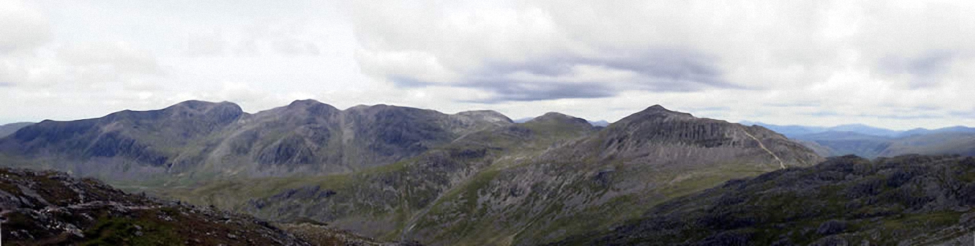 *The Scafell Ridge from Crinkle Crags (Long Top)