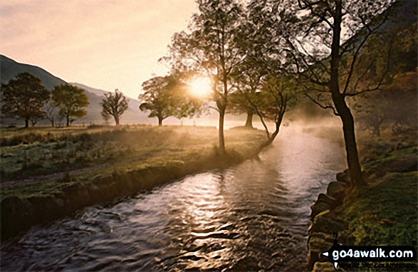 Walk c411 Starling Dodd via Scale Beck from Buttermere - Buttermere