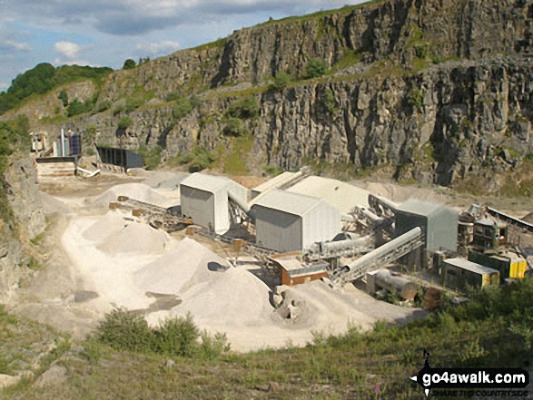 Dalton Quarry in Middleton Dale near Stoney Middleton 