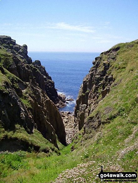 Walk co167 Trevalga Cliffs, Tintagel Head and Trebarwith Sands from Tintagel - Land's End - from the South West Coast Path