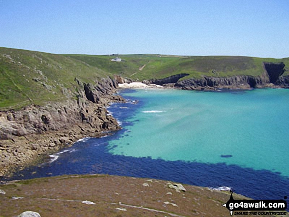 Walk co109 Kelsey Head and Holywell from West Pentire - Mill Bay near Land's End