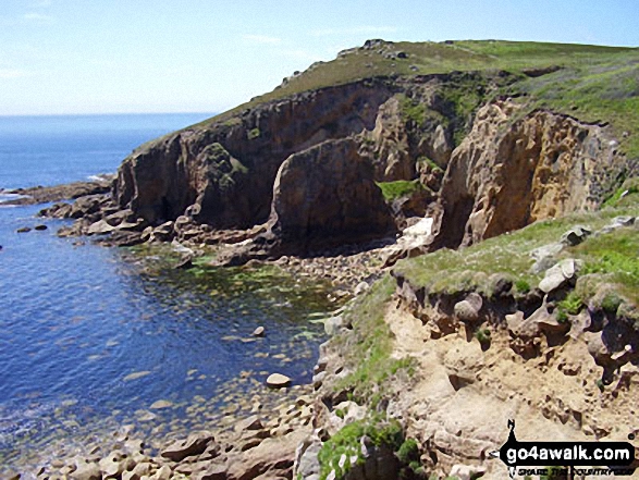 Walk co167 Trevalga Cliffs, Tintagel Head and Trebarwith Sands from Tintagel - Nanjizal near Land's End