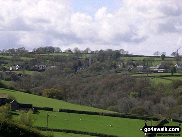 Walk co175 Gimblett's Mill from Laneast - View from Laneast