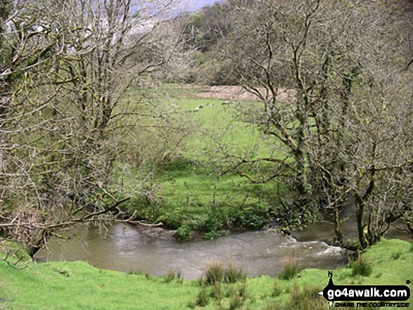 Walk co175 Gimblett's Mill from Laneast - River Inny just before Laneast