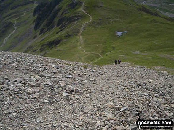 Walk c207 The High Stile Ridge from Buttermere - Scarth Gap from Gamlin End