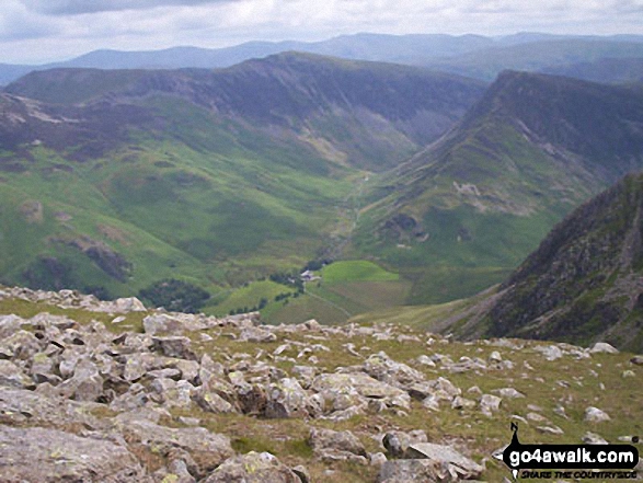 Gatesgarth and Fleetwith Pike (with Robinson and Dale Head (Newlands) beyond) from High Stile 