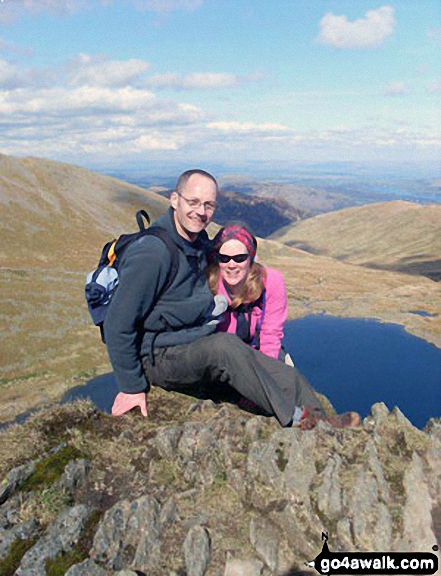 Walk c220 Helvellyn via Striding Edge from Glenridding - On Striding Edge