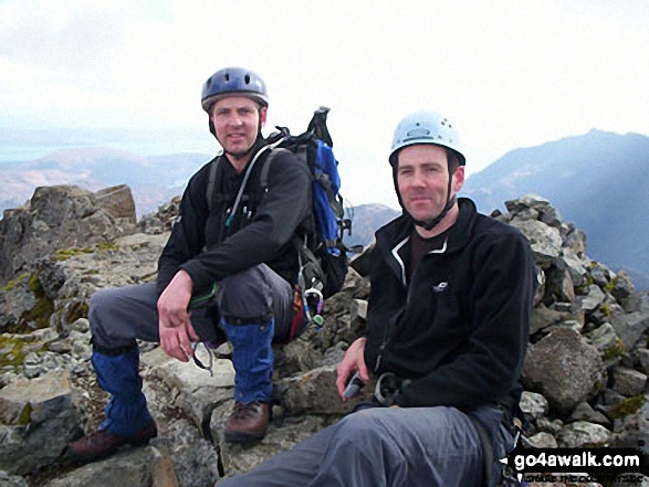 Roger and Peter on Sgurr nan Gillean 