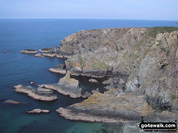 Walk pe112 Carn Llidi and St David's Head from Whitesands Bay (Porth Mawr) - The Pembrokeshire Coast Path