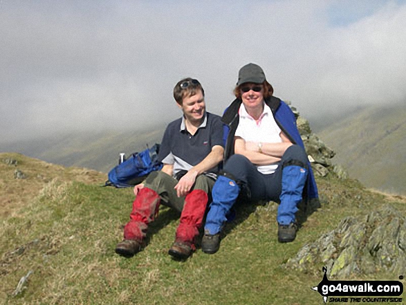 Sheila and Me on Troutbeck Tongue in The Lake District Cumbria England