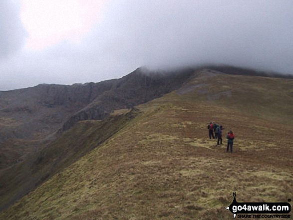 Climbing Foel Meirch and Carnedd Dafydd via Mynydd Du 